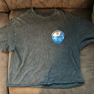 J galt oversized crop tee